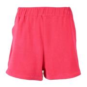 Bomullsblanding Stilige Shorts