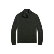 Ullblanding Knappet Turtleneck Sweater