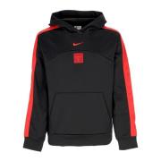 Chicago Bulls Courtside Hoodie Svart/Rød