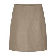 Beige Vero Moda Fortuneallison Skirt Skjørt