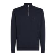 Blå Tommy Hilfiger Essential Intechno 1/4 Zip Gensere