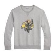 Grå Polo Bear Double-Knit Sweatshirt