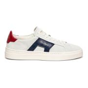 Semsket Skinn Dobbel Spenne Sneaker