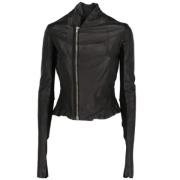 Pre-owned Leather outerwear