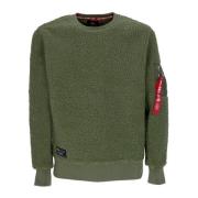 Sherpa Crewneck Sweatshirt Salviegrønn