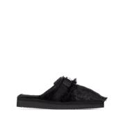 Faux-Fur Slip-On Sandaler