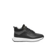 Ekte Skinn Plattform Sneaker Dame