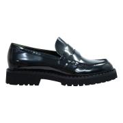 Sorte lakksko loafers