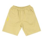 Beige Jogger Shorts Lettvekts Regular Fit