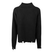 Behagelig Strikket Turtle Neck Sweater