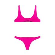 Fuchsia Pink Beachwear Set