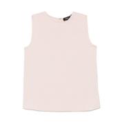 Blush Pink Keyhole Sleeveless Top