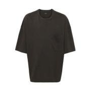 Kaffebrun Crew Neck T-skjorte