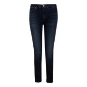 Bordeaux Dame Slim Fit Blå Jeans