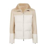 Lurex Ull Shearling Bikerjakke