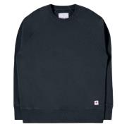 Raglanermet Crewneck Svart Hettegenser