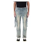 Antikk Indigo Taktiske Cargo Jeans