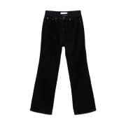 Velvet Boot Cut Jeans