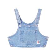 Denim Overall Top - Light Indigo