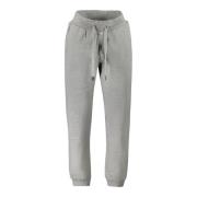 Sporty Grå Elastisk Midje Sweatpants