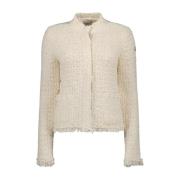 Beige Strikket Cardigan Vår-Sommer Kolleksjon