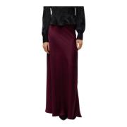 Burgunder Vero Moda Burgunder Skjørt Vmbea Hw Long Skirt Vma Skjørt