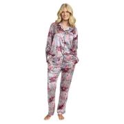 Blomstret Sateng Pyjamas Sett