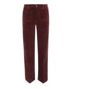 Mørk Oxblood Jeans for Kvinner