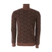 Brun Logo Turtle Neck Sweater