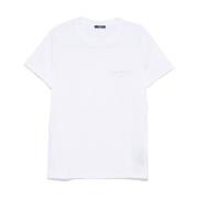 Hvite Crew Neck T-skjorter og Polos