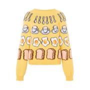 Gul Jacquard Crew Neck Sweater