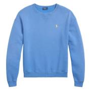 Blå Fleece Crewneck Sweater