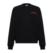 Svart Skate Crewneck Gensere