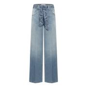 Wide Leg Pure Well Worn Jeans