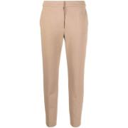 Beige Cropped Bukser - S Max Mara