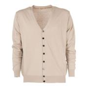 V-hals Knappet Herre Cardigan