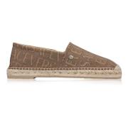 Slip-on Espadrilles med Medusa Logo Detalj