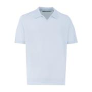 Bomull Strikket Polo Skjorte Slim Fit