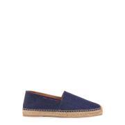 Denim Espadrilles med Sidelinje