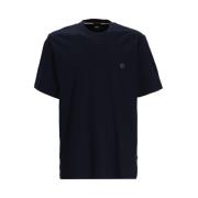 Navy Blue Logo Detail T-shirt