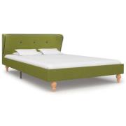 280709 vidaXL Bed Frame Green Fabric 120x190 cm (UK/NO/IE/FI/DE/FR/NL ...