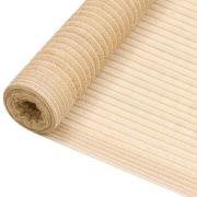 vidaXL Skjermnett beige 3,6x50 m HDPE 75 g/m²