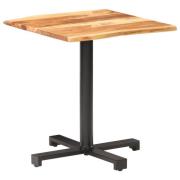 vidaXL Bistrobord med naturlige kanter 70x70x75 cm heltre akasie