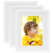 vidaXL 3D fotoboksrammer 3 stk hvit 21x29,7 cm for 15x20 cm bilde