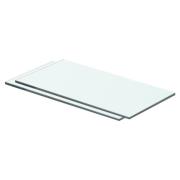 vidaXL Hyllepaneler 2 stk klart glass 40x15 cm