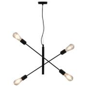 vidaXL Taklampe svart E27