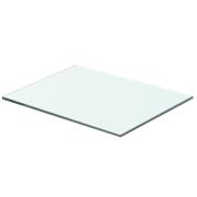 vidaXL Hyllepanel klart glass 40x25 cm