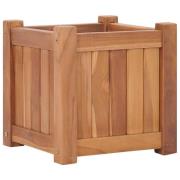 vidaXL Høybed 30x30x30 cm heltre teak