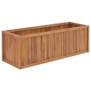 vidaXL Høybed 150x50x50 cm heltre teak