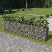 vidaXL Gabion høybed galvanisert stål 450x50x100 cm